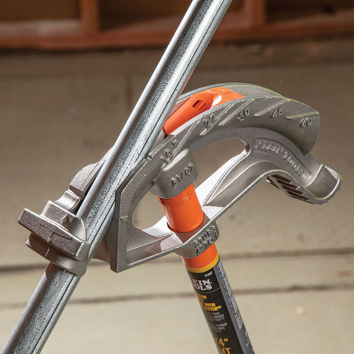 Klein Tools 51607 Aluminum Conduit Bender Full Assembly, 3/4-Inch EMT with Angle Setter