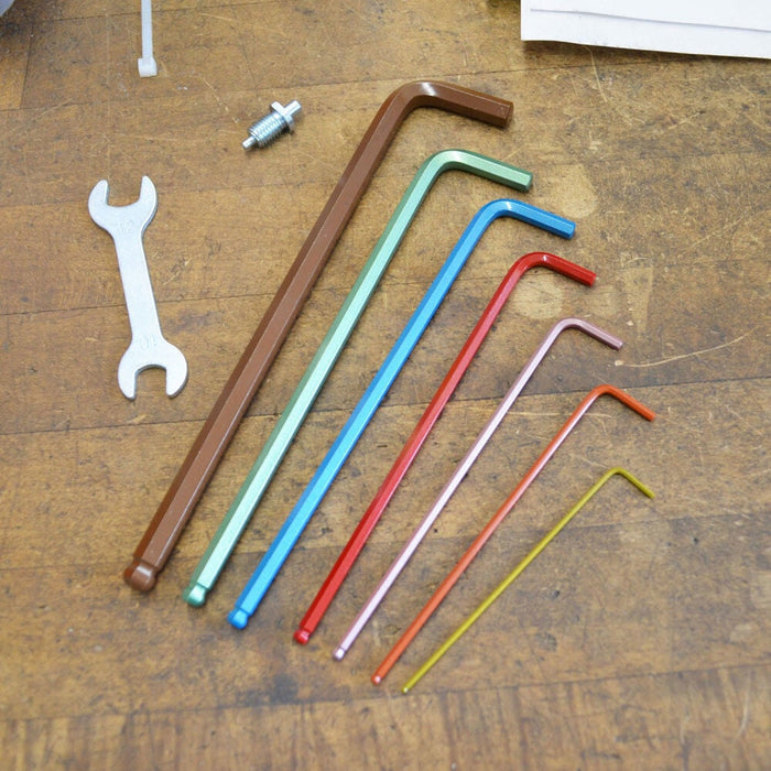 Bondhus 69600 Ball End DoublePK L-Wrench Set with ColorGuard, 22 Piece