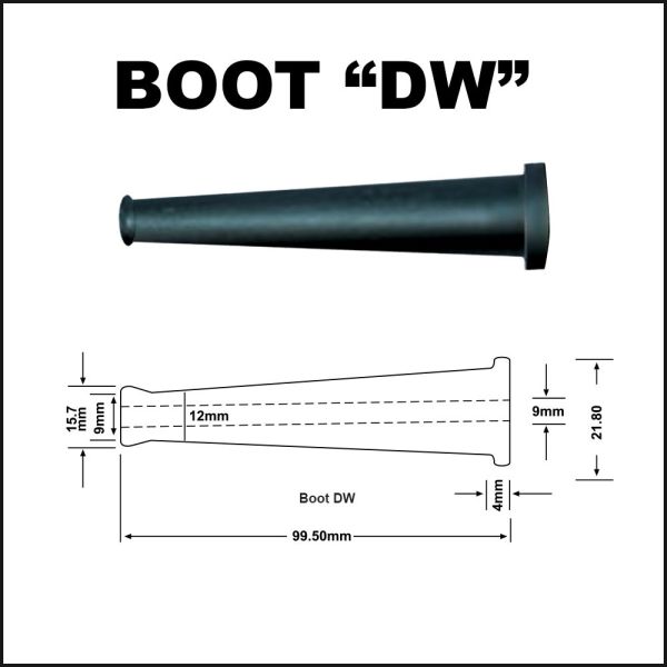 Superior Electric Boot DW Cord Protector Strain Relief Boot, Replaces OEM# 330005-01 Compatible with EC14/2, EC16/2, EC16/3 and EC18/3 Cords (Pack of 10)