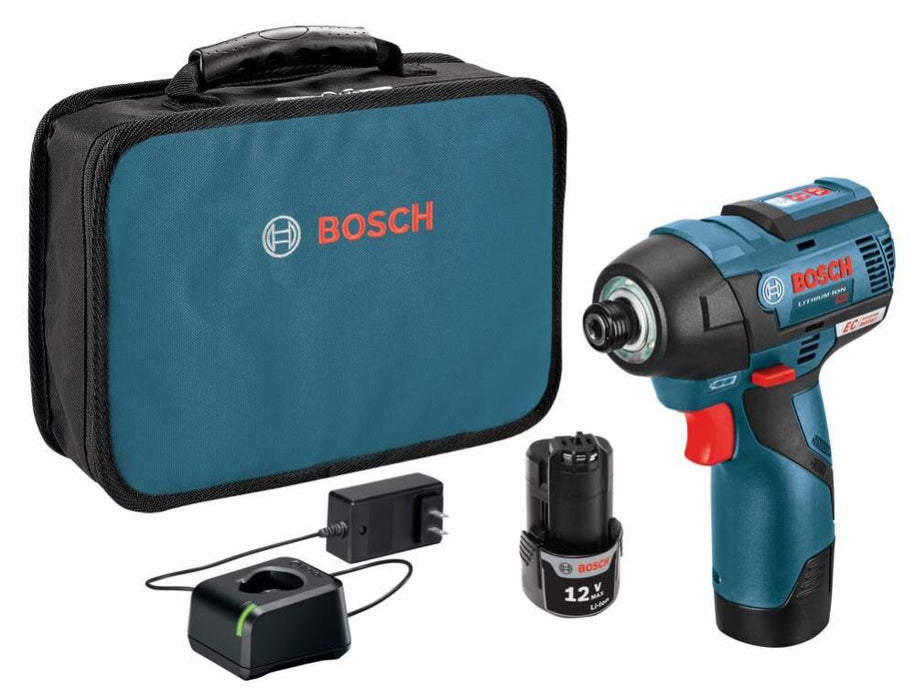 Bosch 12V Max EC Brushless Impact Driver Kit (Open Box, Excellent Condition)