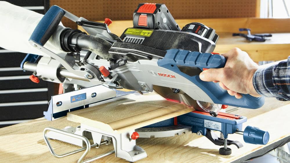 Bosch 18V 8-1/2 In. Single-Bevel Slide Miter Saw (Bare Tool)