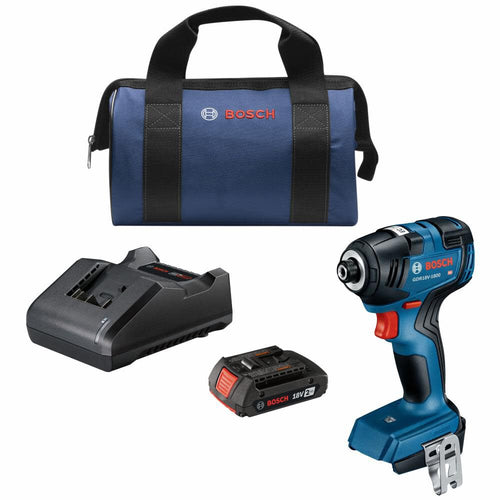 Bosch 18V Brushless 1/4 In. Hex Impact Driver Kit with 2Ah Standard Power Battery