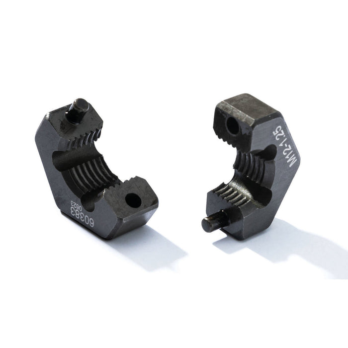 Steelman Professional M12-1.25 Metric Split Die Thread Chaser, Indexing Pins, Steel, Repairs Threads on Wheel Studs and Bolts