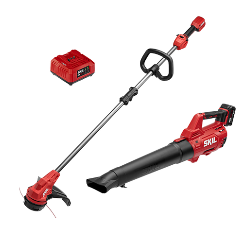 SKIL PWR CORE 20V 13 In. String Trimmer and Leaf Blower Kit