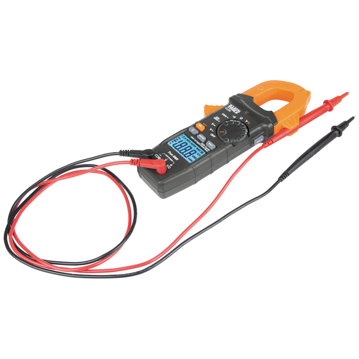 Klein Tools CL220 Digital Clamp Meter, Auto-Ranging 400 Amp AC, AC/DC Voltage, TRMS, Resistance, Continuity, NCVT Detection, and Temp