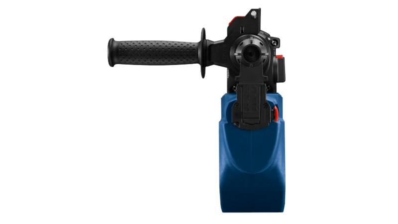 Bosch 18V Brushless SDS-Plus Bulldog 1 In. Rotary Hammer Kit with Dust-Collection Attachment and (2) CORE18V 8Ah PROFACTOR Performance Batteries