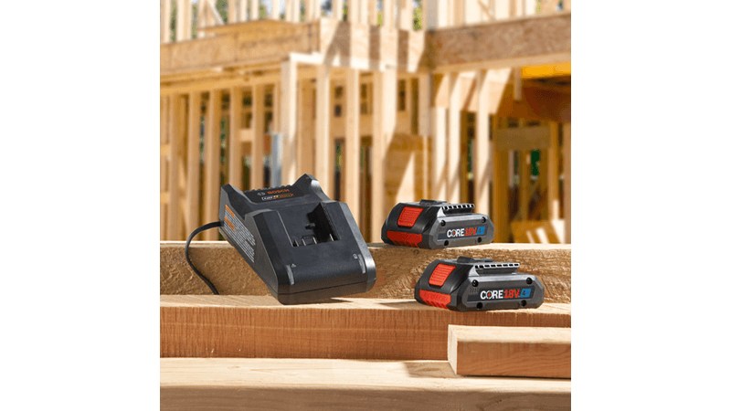Bosch (GXS18V-11N25) 18V CORE18V Starter Kit with (2) CORE18V 4.0 Ah Compact Batteries
