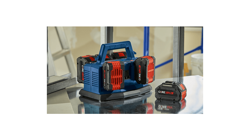 Bosch (GAL18V6-80) 18V 6-Bay Lithium-Ion Fast Battery Charger