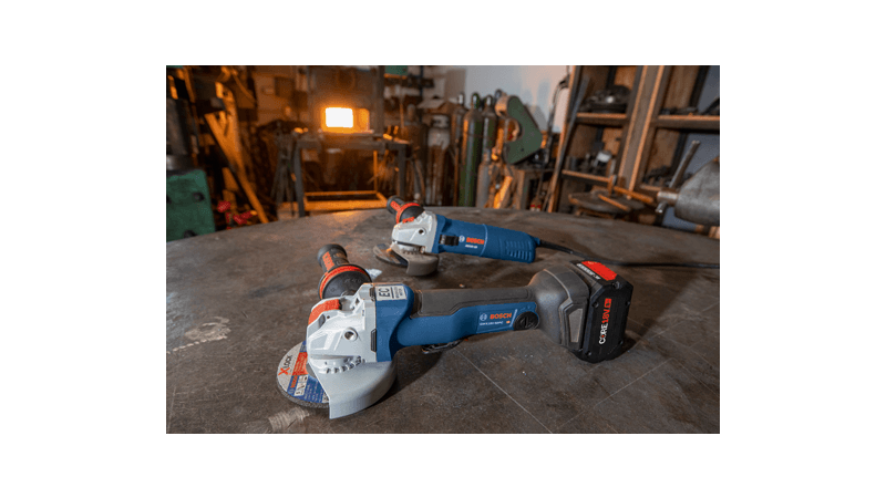 Bosch (GWX18V-50PCN) 18V X-LOCK EC Brushless Connected-Ready 4-1/2 In. – 5 In. Angle Grinder with No Lock-On Paddle Switch (Bare Tool)