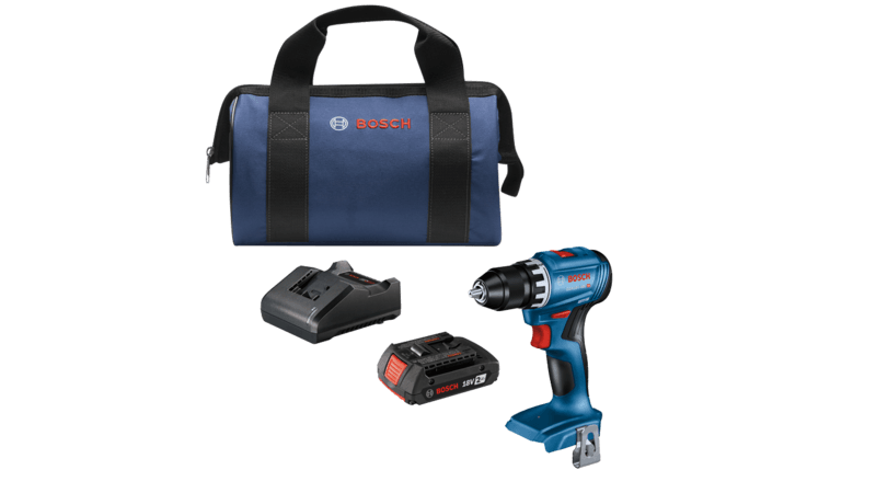 Bosch 18V Compact Brushless 1/2 In. Drill/Driver Kit with (2) 2 Ah Standard Batteries