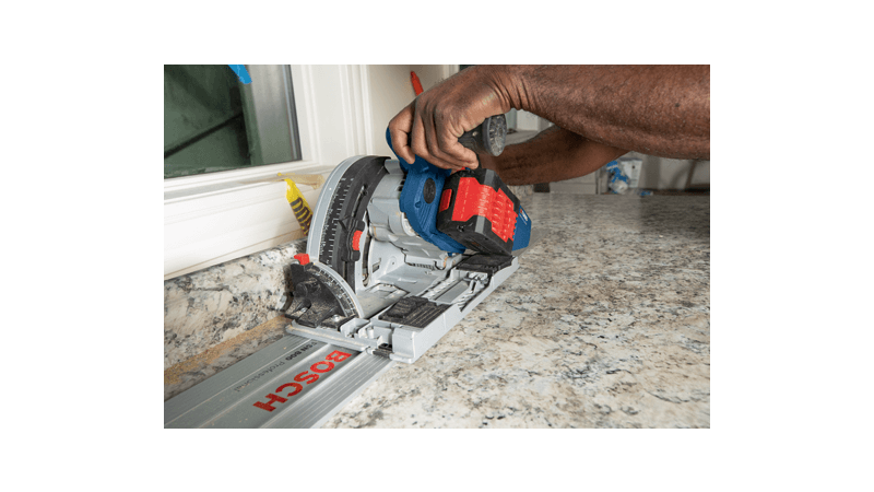 Bosch PROFACTOR 18V Connected-Ready 5-1/2 In. Track Saw Kit with (1) CORE18V 8.0 Ah PROFACTOR Performance Battery