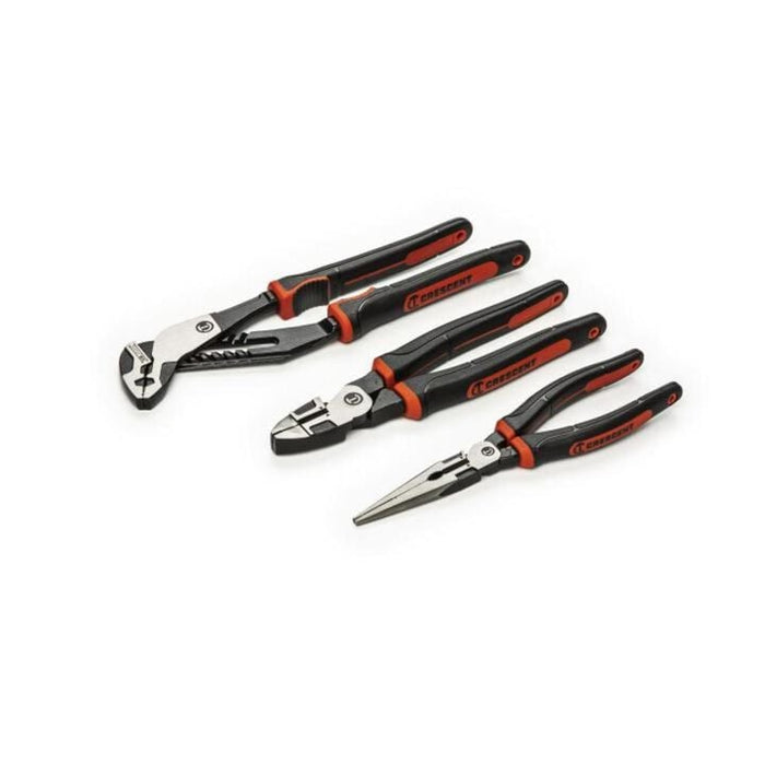 Crescent Z2SET3CG-06 3 Piece Z2 Mixed Dual Material Plier Set