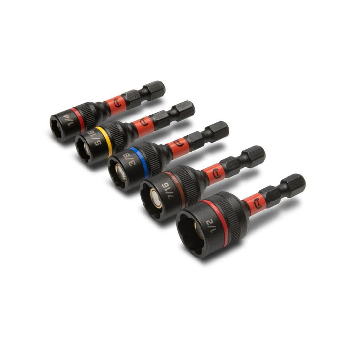 Crescent 5 Pc. Bolt Biter Impact Nut Driver and Extractor Set