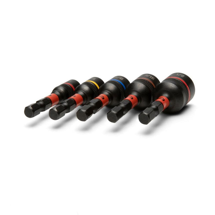 Crescent 5 Pc. Bolt Biter Impact Nut Driver and Extractor Set