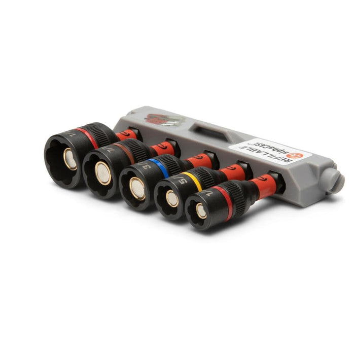Crescent 5 Pc. Bolt Biter Impact Nut Driver and Extractor Set
