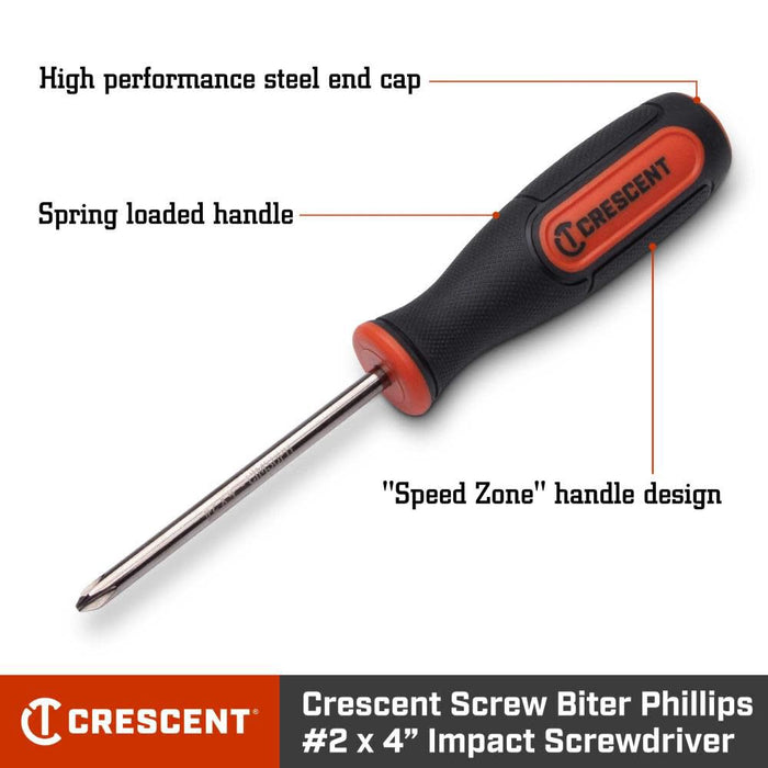 Crescent Screw Biter #2 x 4" Phillips Dual Material Extraction Screwdriver - CIMSDPH