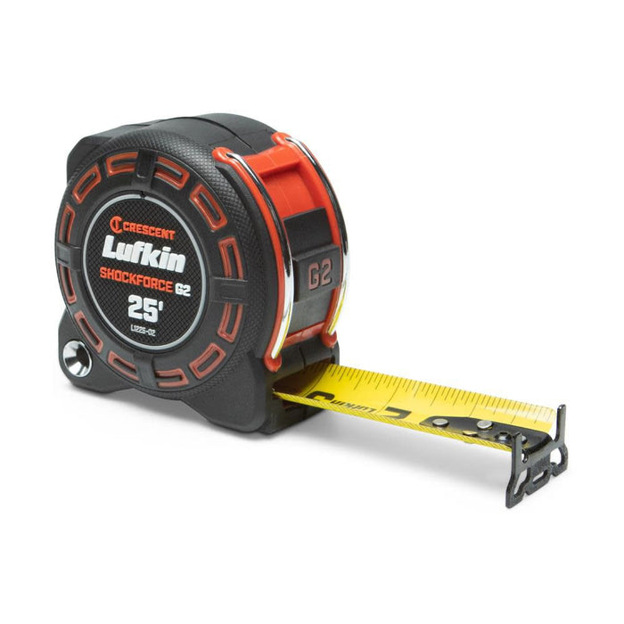 Crescent Lufkin Shockforce G2 Tape Measure 1 1/4in x 25' L1225-02