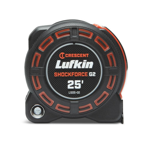 Crescent Lufkin Shockforce G2 Tape Measure 1 1/4in x 25' L1225-02
