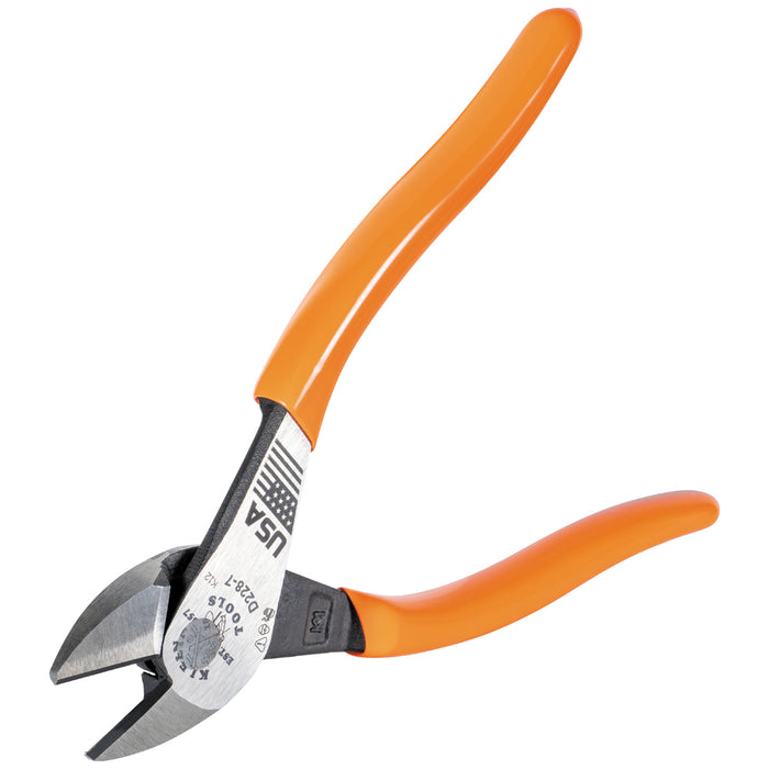 Klein Tools D228-7 Diagonal Cutting Pliers, High-Leverage, 7-Inch