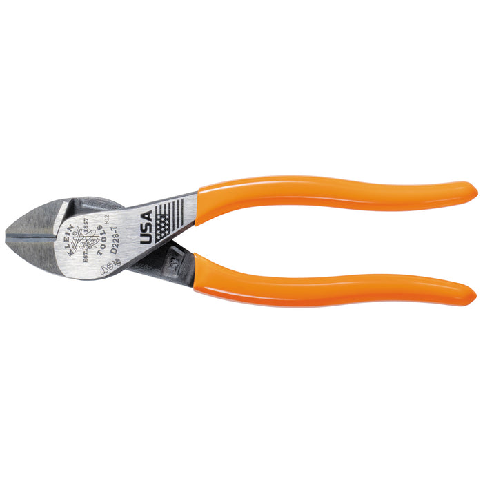 Klein Tools D228-7 Diagonal Cutting Pliers, High-Leverage, 7-Inch