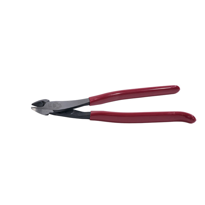 Klein Tools (D248-9ST) Diagonal Cutting Pliers, Ironworker's Diagonal Cutters with High Leverage Design, Made in USA, Works as Rebar Cutter and Rebar Bender, 9-Inch