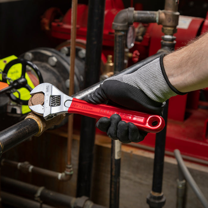 Klein Tools D507-10 Adjustable Wrench Extra Capacity, 10-Inch