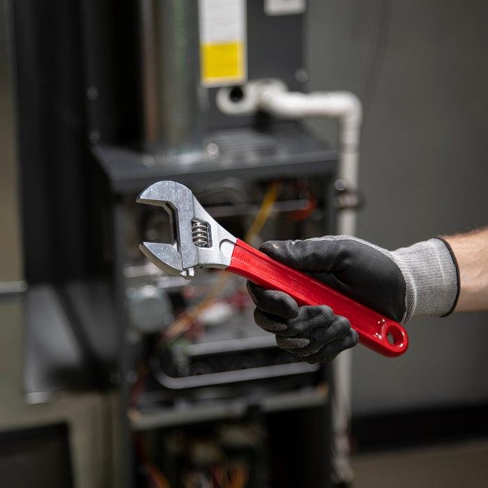 Klein Tools D507-10 Adjustable Wrench Extra Capacity, 10-Inch