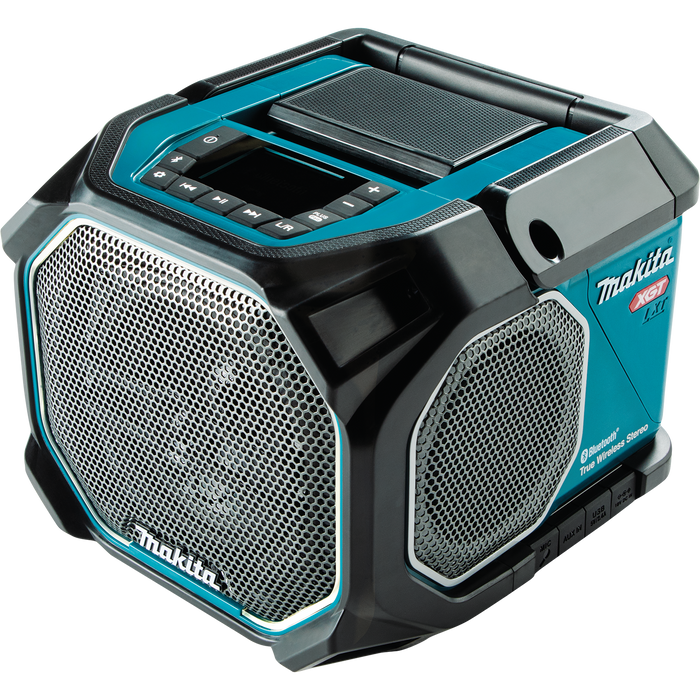 Makita GRM05 40V max XGT / 18V LXT Lithium‑Ion Cordless/Corded Bluetooth Job Site Speaker, Tool Only