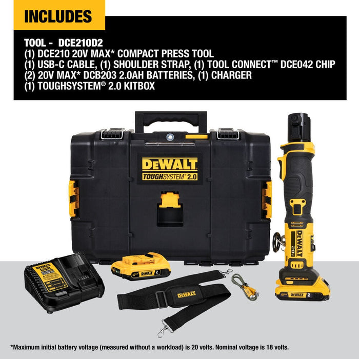 DeWALT 20V Compact Press Tool Kit