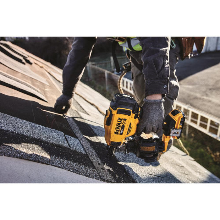 DEWALT 20V DCN45RNB MAX 15 Cordless Coil Roofing Nailer (Bare Tool)
