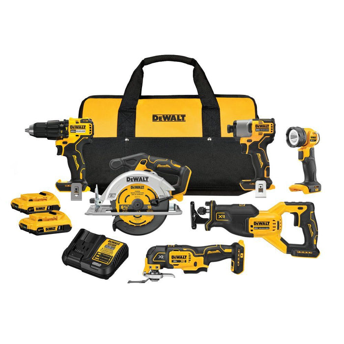 DeWALT 20V MAX Brushless 6-Tool Combo Kit
