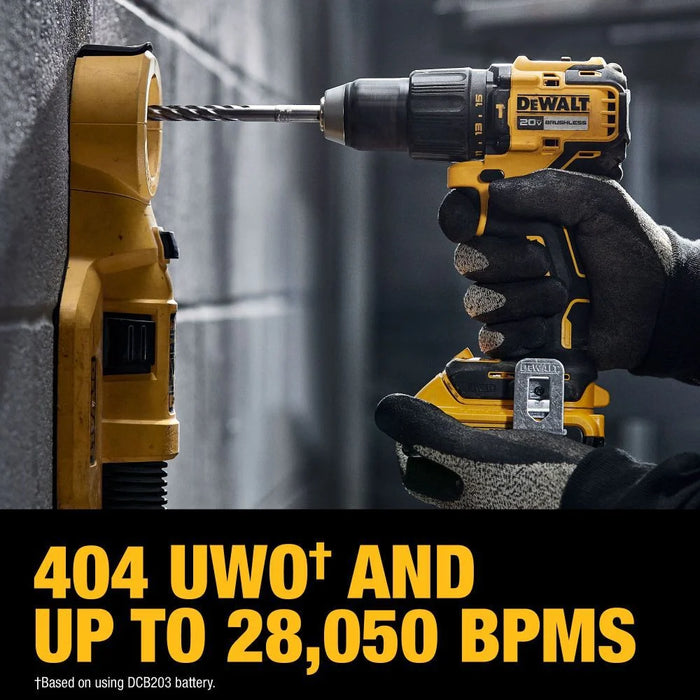 DeWALT 20V (DCD798D1) MAX Brushless Cordless 1/2 In. Hammer Drill Kit
