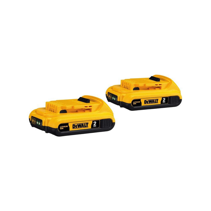 DeWALT (DCB203-2) 20V Max Lithium-Ion Compact Battery 2-Pack (2.0 Ah)