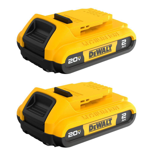 DeWALT (DCB203-2) 20V Max Lithium-Ion Compact Battery 2-Pack (2.0 Ah)