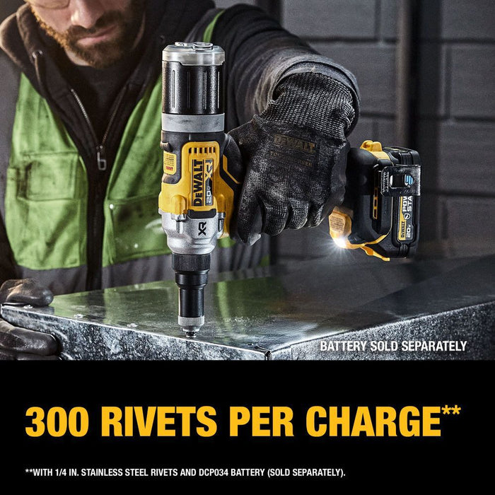 DeWALT 20V MAX XR 1/4 In. Rivet Tool Cordless (Bare Tool)