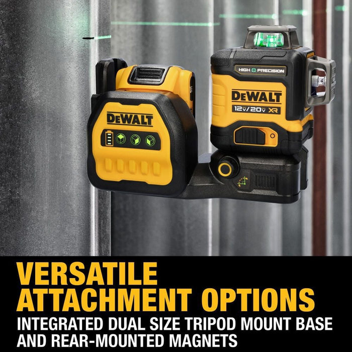 DeWALT DCLE34033D1 20V MAX XR 3x 360 High Precision Green Laser Level