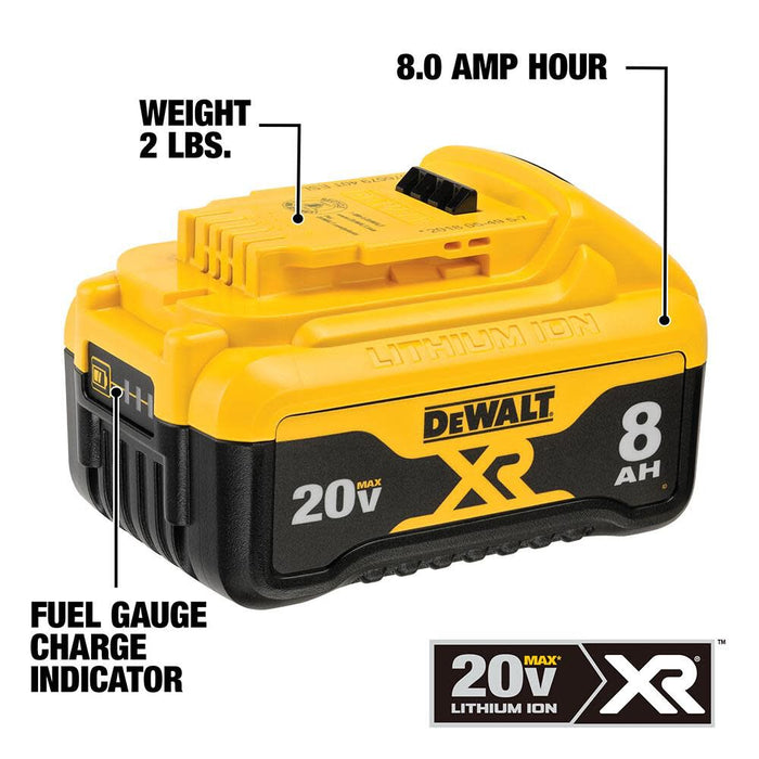 DeWALT 20V (DCB208) MAX XR 8Ah Battery