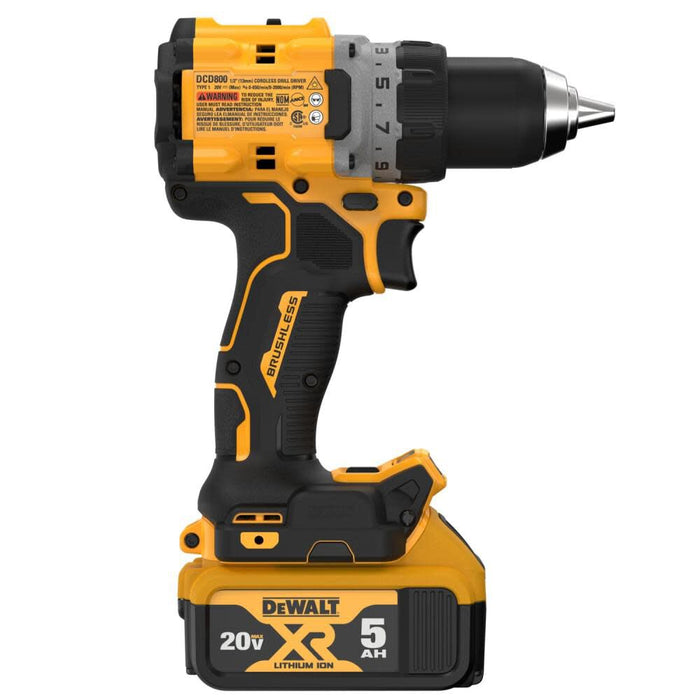 DeWALT 20V DCD800P1 MAX XR Brushless Cordless 1/2 In. Drill/Driver Kit