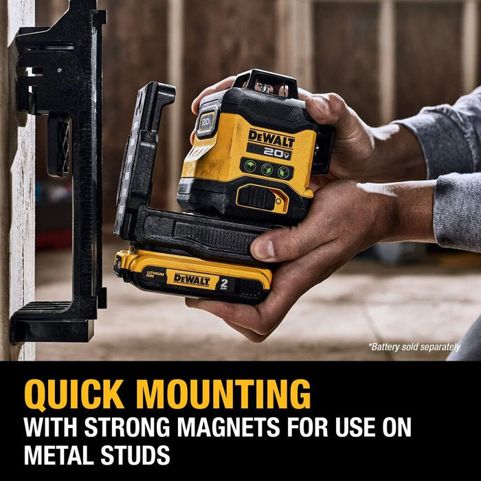 DEWALT ATOMIC 20V 3 x 360 Line Laser (Bare Tool)