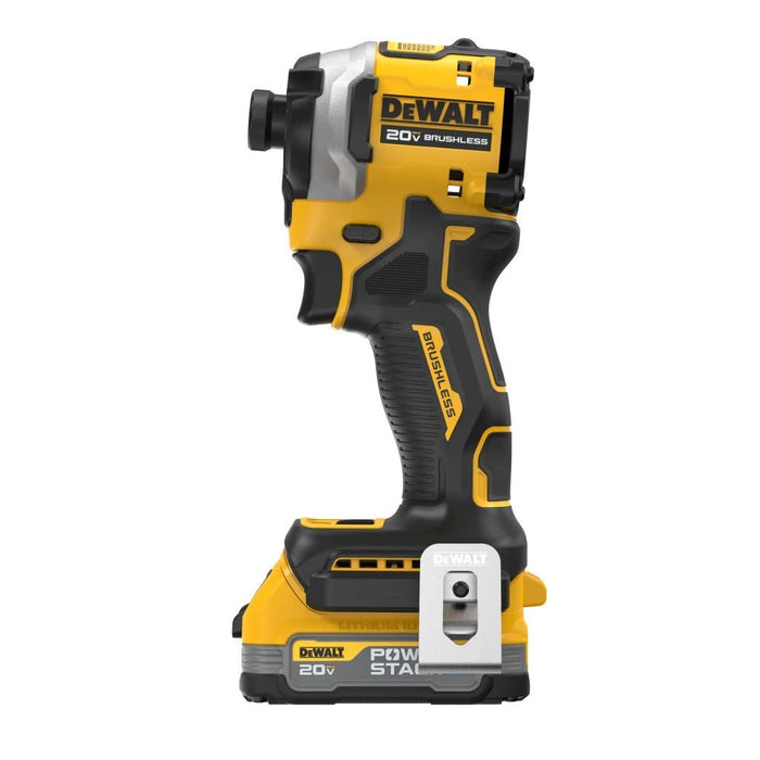 DeWALT DCF850E1 ATOMIC Brushless Cordless 1/4 In. 3-Speed Impact Driver with POWERSTACK Compact Battery