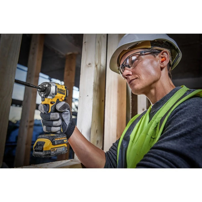 DeWALT DCF850E1 ATOMIC Brushless Cordless 1/4 In. 3-Speed Impact Driver with POWERSTACK Compact Battery