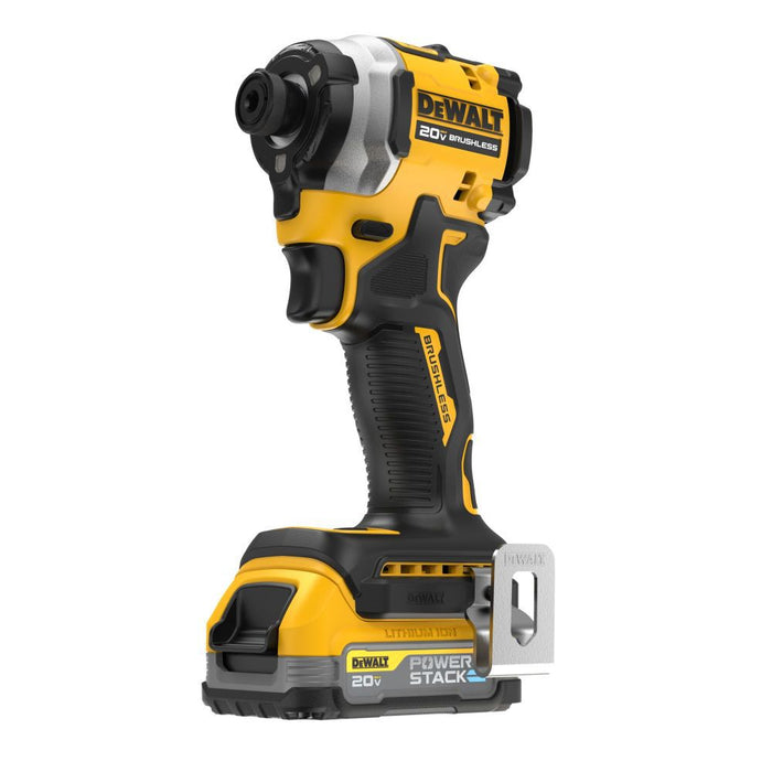 DeWALT DCF850E1 ATOMIC Brushless Cordless 1/4 In. 3-Speed Impact Driver with POWERSTACK Compact Battery