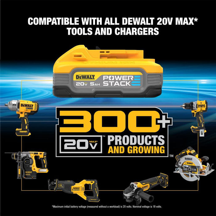 DeWALT DCBP520 POWERSTACK 20V MAX 5.0Ah Battery