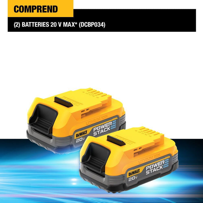 DeWALT (DCBP034-2) 20V MAX Powerstack Compact Battery (2-Pack)