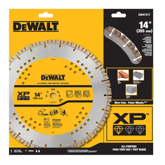 DEWALT DW47424 XP4 All-Purpose Segmented Diamond Blade