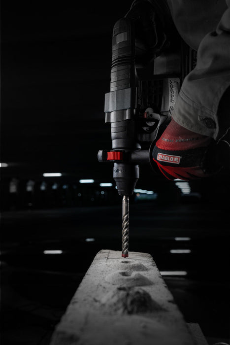 Diablo Tools 9/16" x 8" x 13" Rebar Demon SDS-Max 4-Cutter FCH Hammer Drill Bit