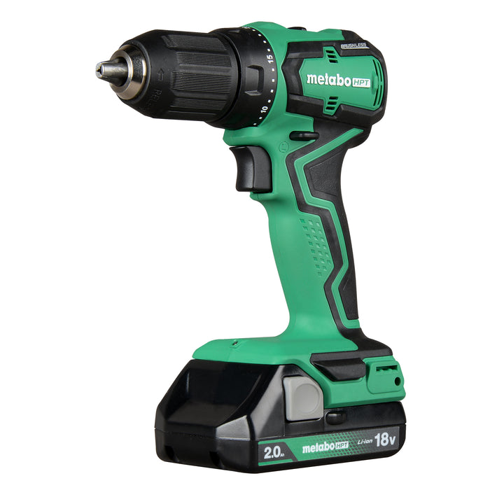 Metabo HPT 18V Sub-Compact Driver Drill (2.0Ah x2)