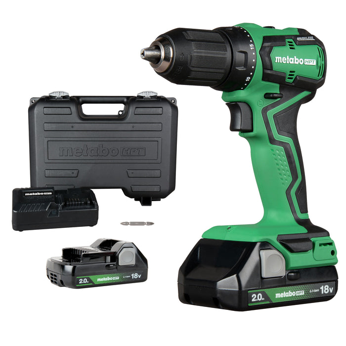 Metabo HPT 18V Sub-Compact Driver Drill (2.0Ah x2)