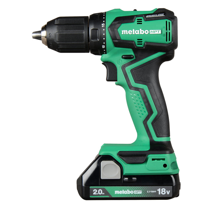 Metabo HPT 18V Sub-Compact Driver Drill (2.0Ah x2)