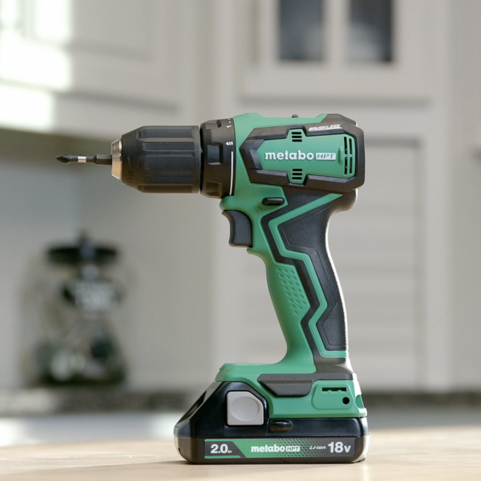 Metabo HPT 18V Sub-Compact Driver Drill (2.0Ah x2)